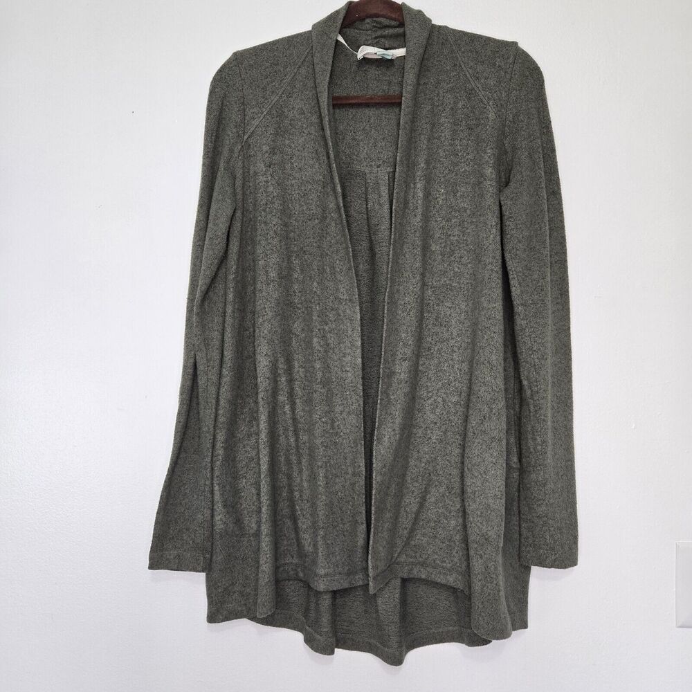 Anthropologie Saturday Sunday Size XSmall Green Open‎ Cardigan Stretchy